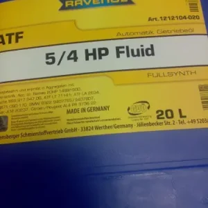 Dodaj do koszyka olej do skrzyni biegów ATF 5/4 HP Fluid20l 4HP20, 4HP22, 4HP24,5HP18, 5HP19, 5HP24, 5HP30