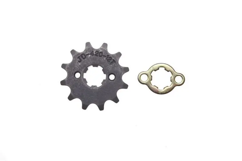 Zębatka przód zdawcza 12z 420 + zabezpieczenie Popularny