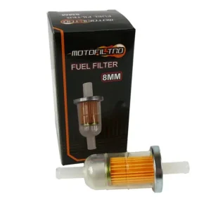Cena promocyjna Filtr paliwa mf Honda Yamaha Kawasaki Suzuki 8mm papier