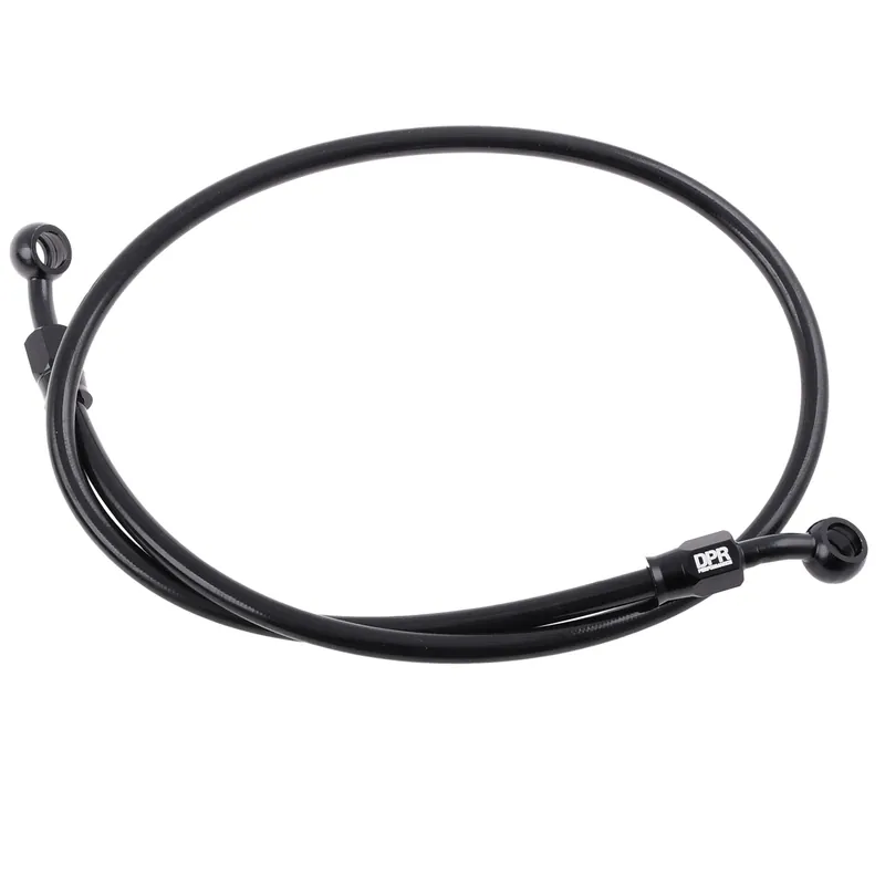Promocja Przewód hamulcowy w oplocie czarny 100cm DPR Performance