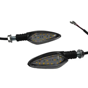 Kierunkowskazy Led strzałki 15 ledów gwint M10 homologacja drogowa komplet Kup online