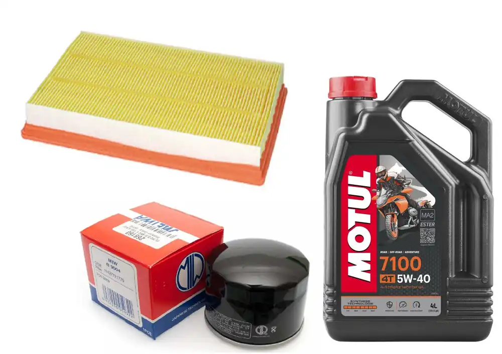 Filtr oleju B9004 powietrza olej Motul 5w40 BMW HP4 S1000 R RR XR 09-20 Taniej