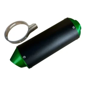Ostatnia szansa Tłumik owalny 38mm zielony pitbike MRF 120 SM TTR 140 HQ RC SM TTR 160-R SM