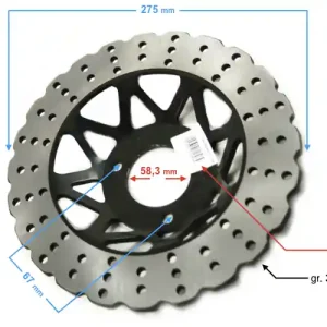 Bestseller Tarcza hamulcowa przednia do skutera Barton B-Max