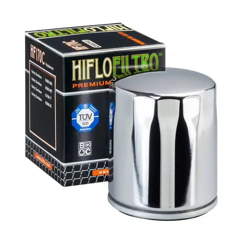 Hit cenowy Filtr oleju hf170 harley-davidson (chromowany)