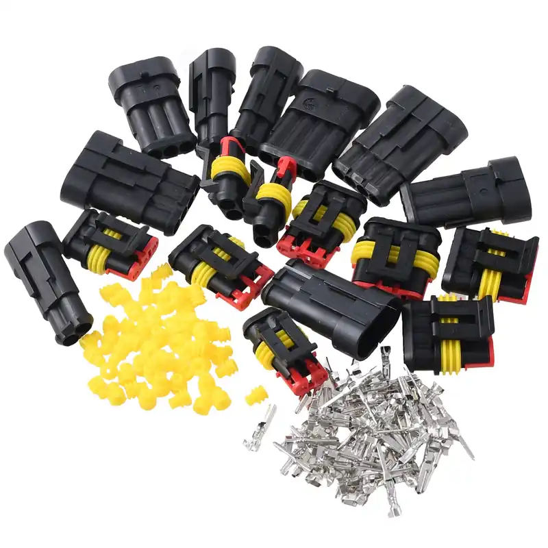 Okazja Zestaw końcówek złącz elektrycznych hermetycznych 9 sztuk Racing Force