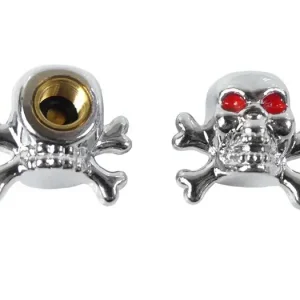 Nakrętka wentyla czaszka chrom chooper Kup online