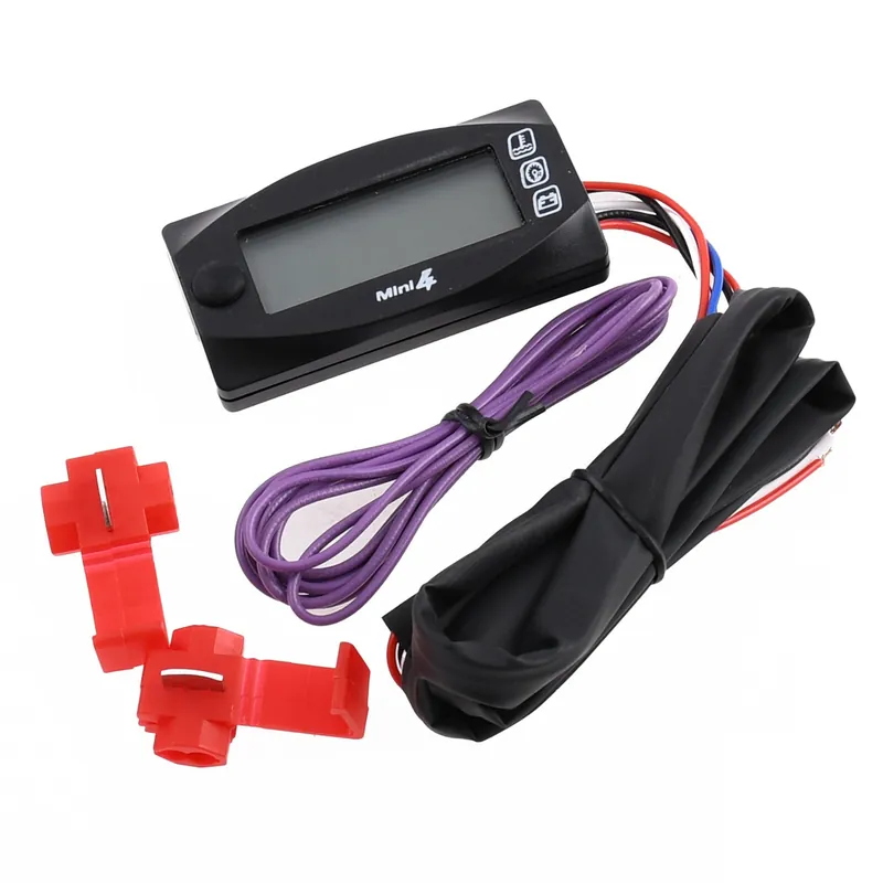 Szybka wysyłka Licznik LCD 12V 4w1 V2 temperatura zegar woltomierz obrotomierz Racing Force