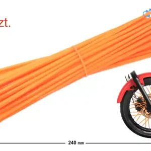Opaska na szprychy pomarańczowa 36 sztuk 240mm Cena promocyjna