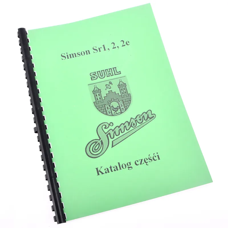 Tylko dziś Instrukcja katalog części Simson SR1 SR2 SR2E