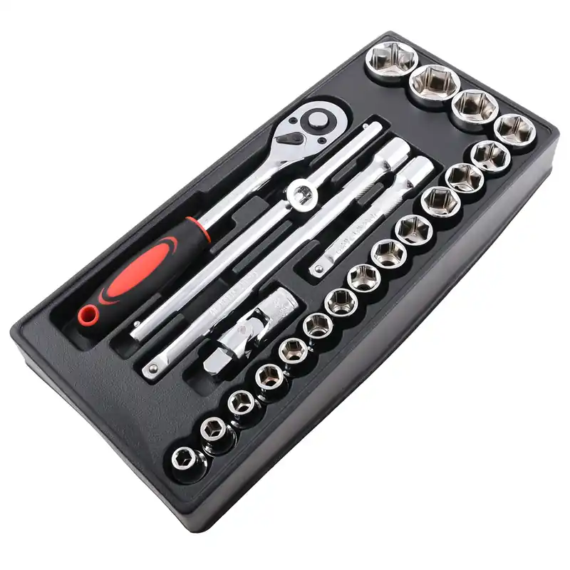 Klucze nasadowe + grzechotka 1/2" 10 - 32mm zestaw Kup teraz