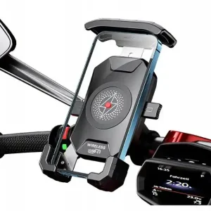 Uchwyt motocyklowy z ładowarką indukcyjną R15W-PD Ostatnie sztuki