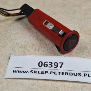 Guzik, przycisk, włącznik świateł awaryjnych SCANIA IRIZAR, EURO 3, nr 1327015 Oferta czasowa