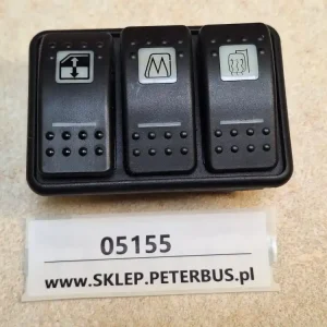 Zestaw 3 klawiszy BOVA Futura EURO 3, FHD, FLD, podnoszenie szyby bocznej, ogrzewanie szyby bocznej, ogrzewanie lusterek Oferta limitowana